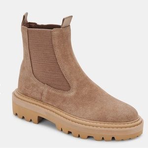 NEW!!! Never worn!!! MOANA BOOTS TRUFFLE SUEDE. Size 9. Beautiful TRUFFLE SUEDE